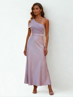 Ted Baker Lilac One-Shoulder Dress